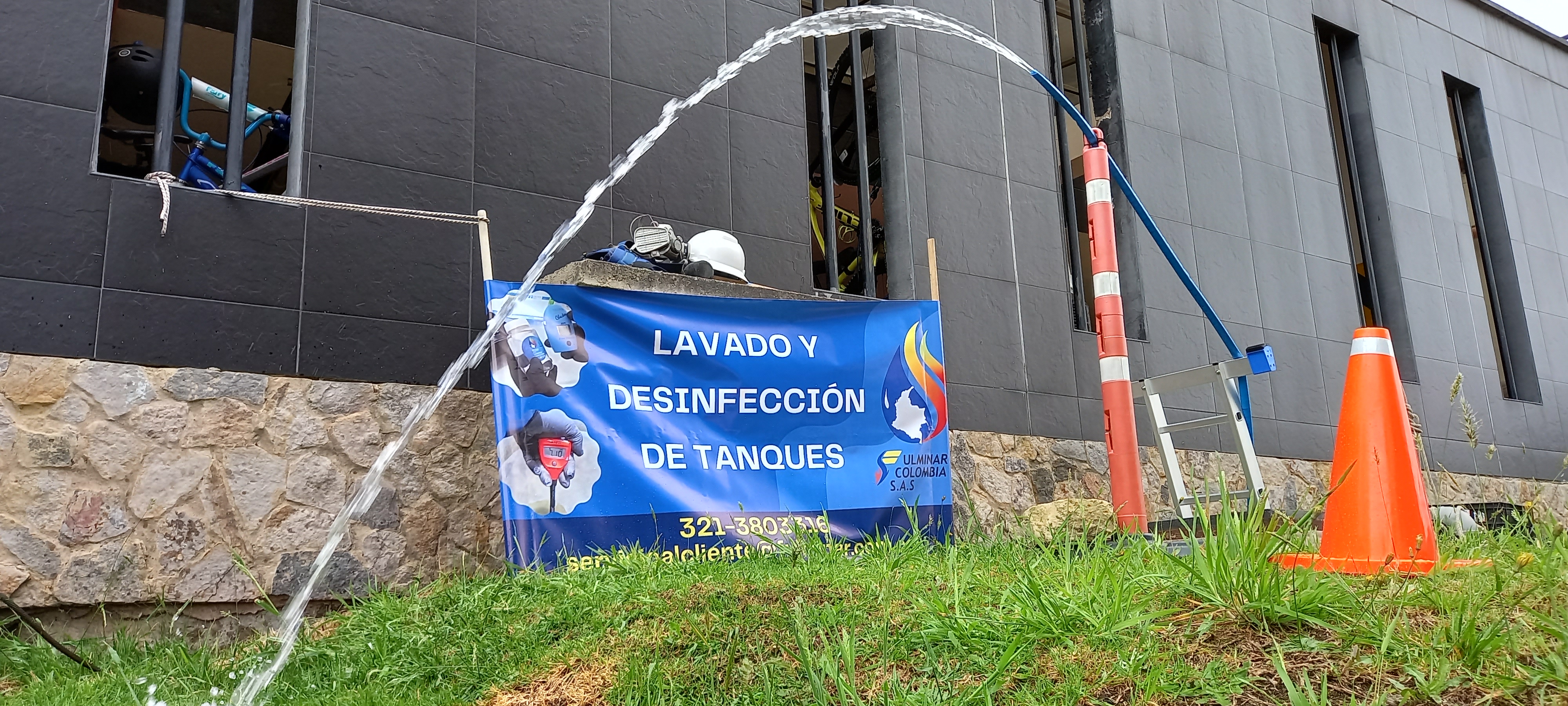 Lavado de tanques